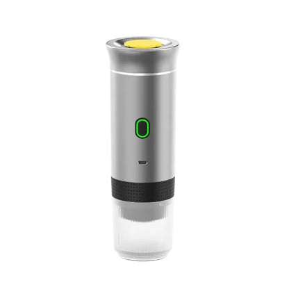 Portable Wireless Electric Espresso Coffee Maker - 3-in-1 Travel, Car, and Home Brewing Solution for Capsule and Ground Coffee