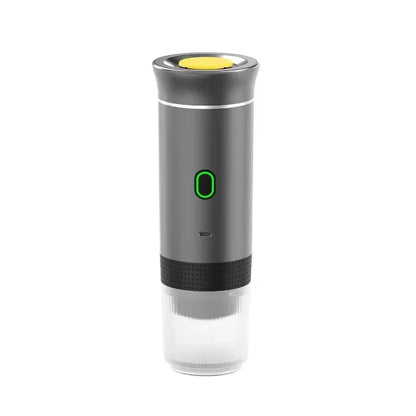 Portable Wireless Electric Espresso Coffee Maker - 3-in-1 Travel, Car, and Home Brewing Solution for Capsule and Ground Coffee