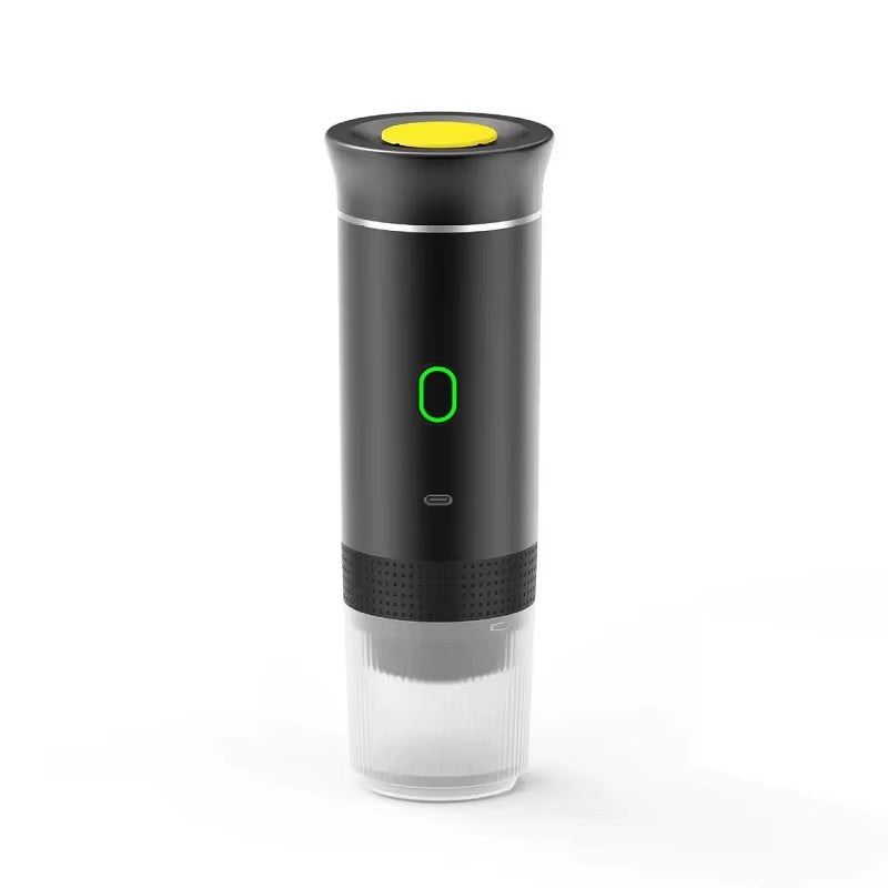 Portable Wireless Electric Espresso Coffee Maker - 3-in-1 Travel, Car, and Home Brewing Solution for Capsule and Ground Coffee